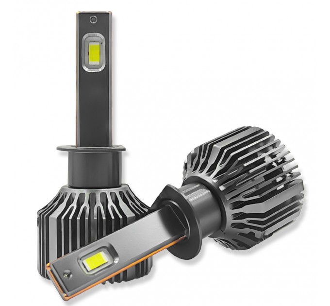 Автомобильные LED лампы H1 с обманкой - Avolt AV5 12000 Люменов / 55 Ватт / 6-24 Вольт