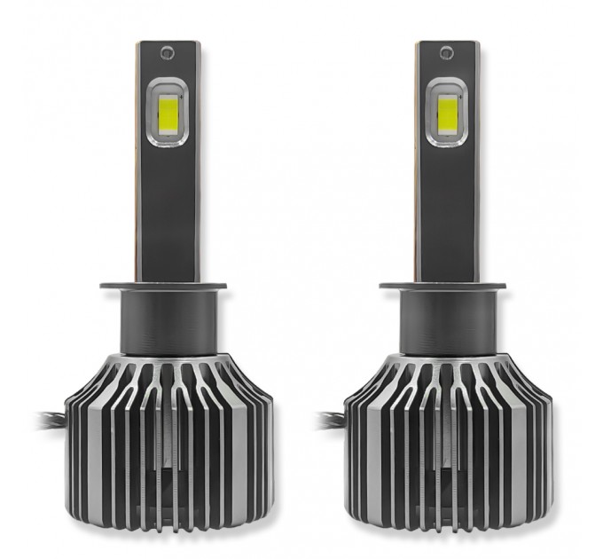 Автомобильные LED лампы H1 с обманкой - Avolt AV5 12000 Люменов / 55 Ватт / 6-24 Вольт