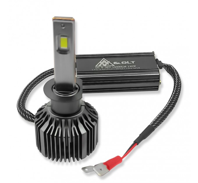 Автомобильные LED лампы H1 с обманкой - Avolt AV5 12000 Люменов / 55 Ватт / 6-24 Вольт