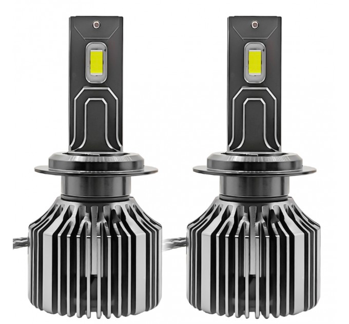 Автомобильные LED лампы H7 с обманкой - Avolt AV5 12000 Люменов / 55 Ватт / 6-24 Вольт
