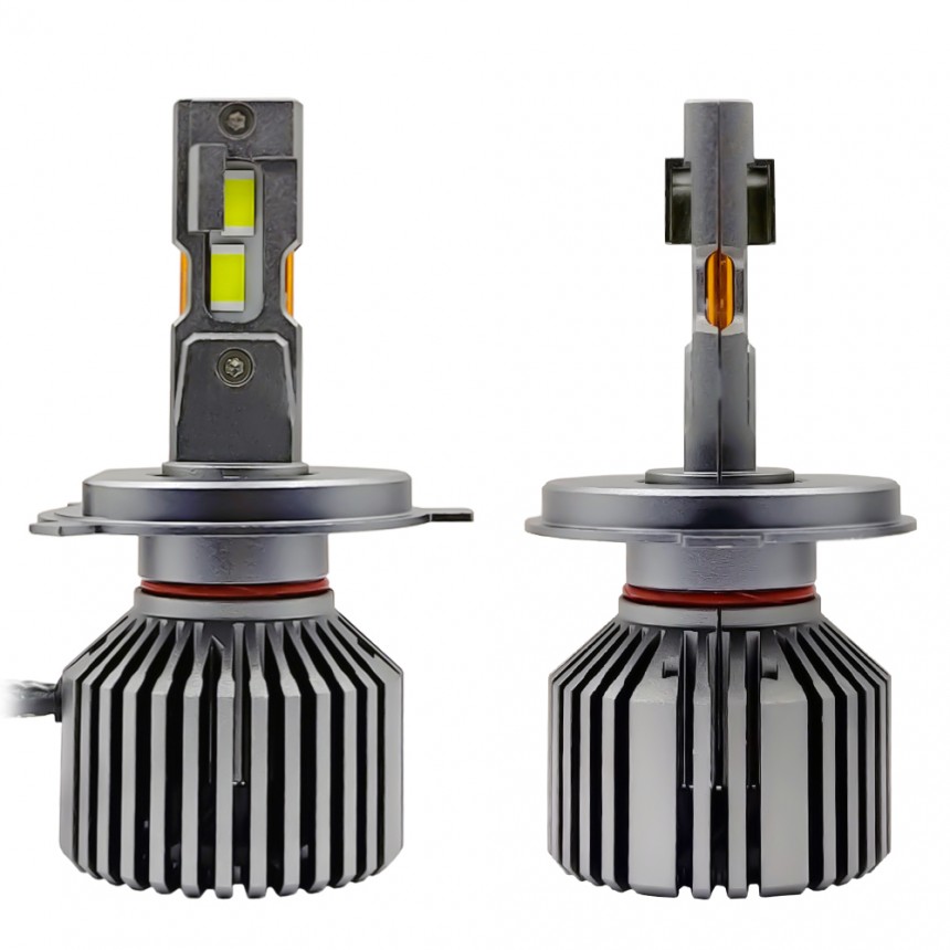 Купить led лампы H4 Avolt V9 с обманкой (canbus) 12-24v 55w в