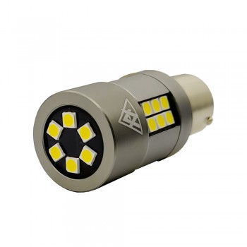 LED лампа ba15s Avolt 3030-30smd canbus белая 12-24v