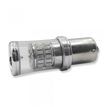 LED лампа P21W Avolt Желтый свет для красной фары 12v