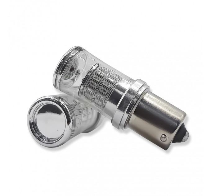 Avolt 3020-36smd P21W (Ba15S) – Жовта LED лампа для поворотників у червону фару