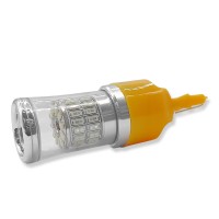 LED лампа w21w Avolt Желтый свет для красной фары 12v