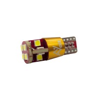 LED w5w 3030-12smd биполярная Canbus белый 12v
