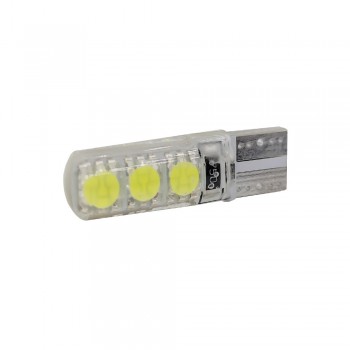 LED w5w 5050-6smd Silca Gel Canbus белый 12v